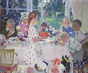 Il compleanno da Konstantin Fedorovich Bogaevsky